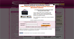 Desktop Screenshot of koromdiszites.hu
